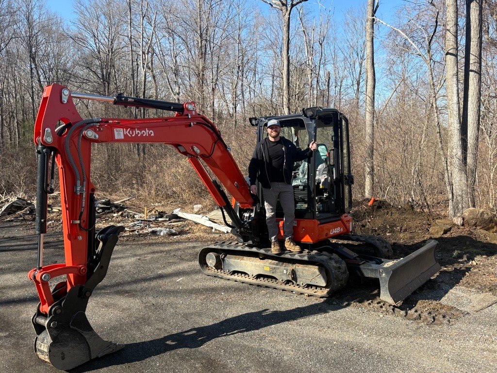 Foundation excavation and site work in Connecticut by Sanford CT Septic & Construction