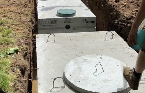 concrete tank